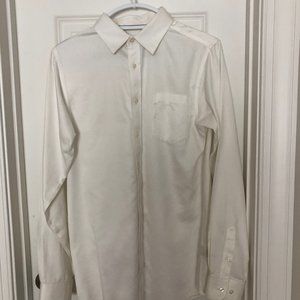 White Pique Boys size 18/20 Dress Shirt